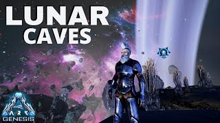 ALL Lunar Cave Locations with Build Tests  ARK  ARK Survival Evolved  Genesis [upl. by Aitnom597]