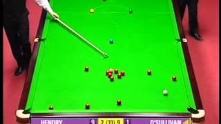 2004 World Snooker Championship SF Ronnie OSullivan vs Stephen Hendry Session 2 BBC [upl. by Gav971]