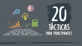 20 TÁCTICAS de AJEDREZ explicadas para PRINCIPIANTES [upl. by Hobey738]