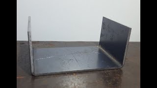 Steel Plate Square Bend Calcs 2  Midland Fabrication [upl. by Netsrijk]