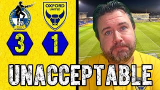 UNACCEPTABLE performance from OUFC  Bristol Rovers 31 Oxford United  Playoffs slipping away [upl. by Welcher]