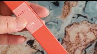 Etude House Lip Tint Unboxing  Korean Lip Tint for Beautiful Lips [upl. by Mcquade]