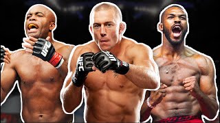 10 of the Greatest Fighters In UFC History [upl. by Ahsim770]