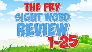 Fry Sight Word Review  125  Jack Hartmann [upl. by Amak]