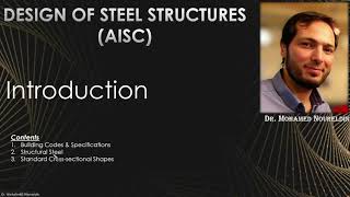 1 Introduction to Design of Steel Structures AISC Dr Noureldin [upl. by Enidlarej]