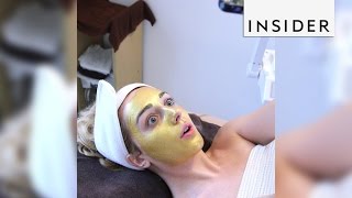 24 karat gold facial makes your skin feel like a million bucks [upl. by Fleeman425]