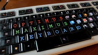 Optimus Maximus Keyboard review Cherry ML [upl. by Kenji249]