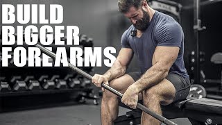 How To Build BIGGER FOREARMS 6 INTENSE EXERCISES [upl. by Odnalro]