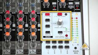 Control Room Outputs How to Connect BEHRINGER XENYX Mixer with TRUTH Monitors [upl. by Hoseia]