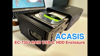 ACASIS EC7352 External RAID USBC enclosure [upl. by Copeland]