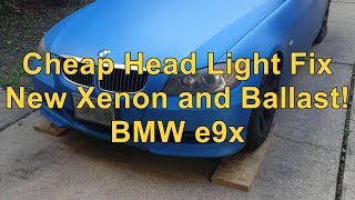 BMW Xenon Headlight and Ballast Replacement [upl. by Eniamreg403]