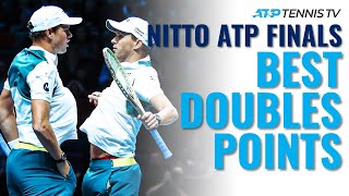 Best Tennis Doubles Points From ATP Finals in London [upl. by Ogdan]