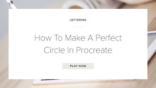 How To Make A Perfect Circle In Procreate [upl. by Senoj845]