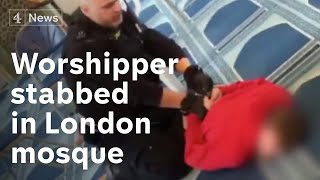 London Central Mosque Attack man arrested as worshipper stabbed [upl. by Eniruam401]