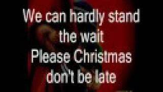 HulaHoop Christmas Lyrics Alvin amp the Chipmunks [upl. by Rimahs90]