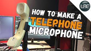 How to Make a Telephone Microphone [upl. by Nywg]