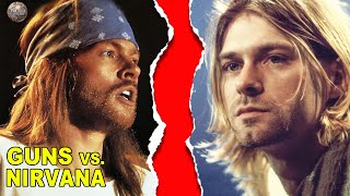 The Petty Feud Between Guns n Roses vs Nirvana [upl. by Acitel]