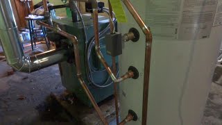 oil boiler and storage tank new install [upl. by Behka]