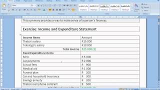 Finance income and expenditure statement [upl. by Arenat]