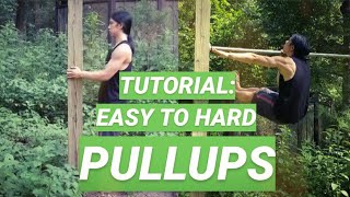 PULLUPS Wall Pulls to OneArm Pulls  Progression Chain [upl. by Kcirb]