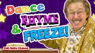 Dance Rhyme and FREEZE  Jack Hartmann [upl. by Benji]