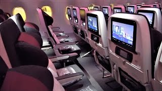 Qatar A350 Economy Class Review [upl. by Ciredec423]