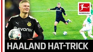 Erling Haalands HatTrick on Dortmund Debut in 23 Minutes [upl. by Kotick]