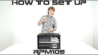 How To Set Up Your Rockville RPM109 Powered Mixer Full Walkthrough and Demo [upl. by Esidnak]