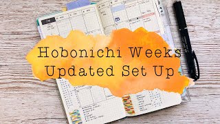 Hobonichi Weeks Set Up Updated [upl. by Drhcir]