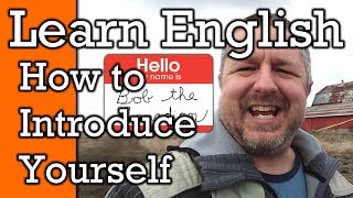 Learn How to Introduce Yourself in English  Video with Subtitles [upl. by Jude983]