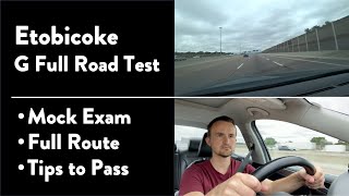 Etobicoke G Full Road Test  Full Route amp Tips on How to Pass Your Driving Test [upl. by Ainoek]