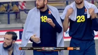 Kostas Sloukas 20 pts OlympiacosFenerbahce 7273 [upl. by Yenittirb]