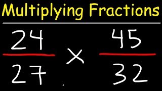 Multiplying Fractions  The Easy Way [upl. by Adriana772]