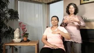 Manual Lymph Drainage MLD demonstrated on lymphedema patient [upl. by Rather]