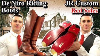 HORSE RIDING BOOTS RESTORATION  De Niro Riding boots FULL Leather Boot Repair [upl. by Newby]