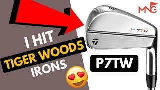 I Hit Tiger Woods Irons  TaylorMade P7TW Irons Review [upl. by Ynatsed]