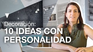 10 IDEAS de DECORACIÓN para INTERIORES súper 😎 PERSONALES [upl. by Redliw]