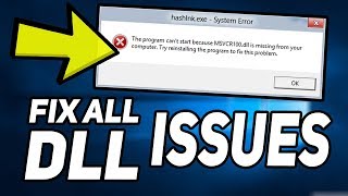 2024 Guide on How to fix all DLL Errors in Windows 1011 [upl. by Oribel]