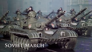 Eng CC Soviet March  1980s Soviet Army Red Alert 3 [upl. by Anih652]