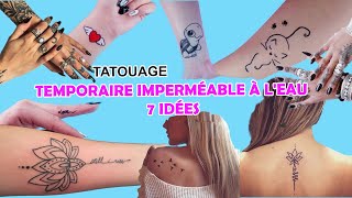 7 FAÇONS  COMMENT FAIRE UN TATOUAGE TEMPORAIRE À DOMICILE  FACILE ET ÉTANCHE [upl. by Airdni]