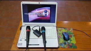 karaoke UltraStar configurar micrófonos [upl. by Tezzil]