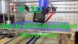 The 3D Printing Process  Start to Finish [upl. by Linneman494]