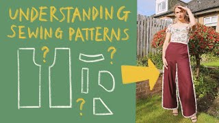 How to understand sewing patterns for beginners [upl. by Shuler]