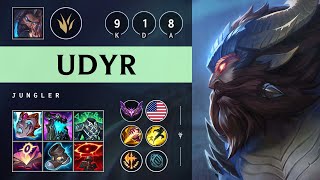 Udyr Jungle vs Hecarim Dominating  NA Master Patch 1423 [upl. by Tynan270]