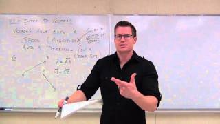 Calculus 3 Lecture 111 An Introduction to Vectors [upl. by Nikal503]