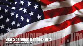 Star Spangled Banner  Alto [upl. by Jenna]