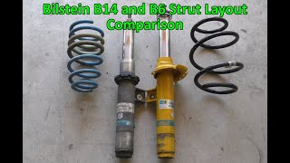 Bilstein B14 and B6 Strut Teardown amp Comparison [upl. by Kerstin]