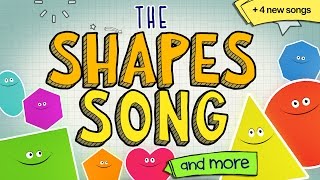 The Shapes Song and More 😀 🔴 💖 Learning songs for kids [upl. by Ken29]