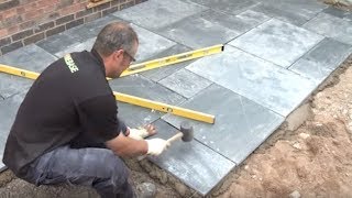 How To Lay A Patio  Expert Guide To Laying Patio Slabs  Garden Ideas amp Tips  Homebase [upl. by Suiravad]