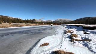 Tuolumne River Ice Skate Yosemite [upl. by Aihsem]